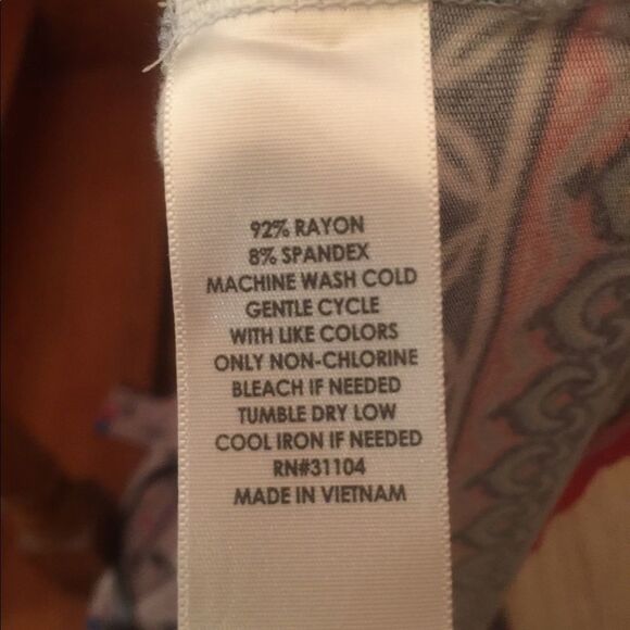 Kim Rogers women's multi colored top size S. - Picture 5 of 6